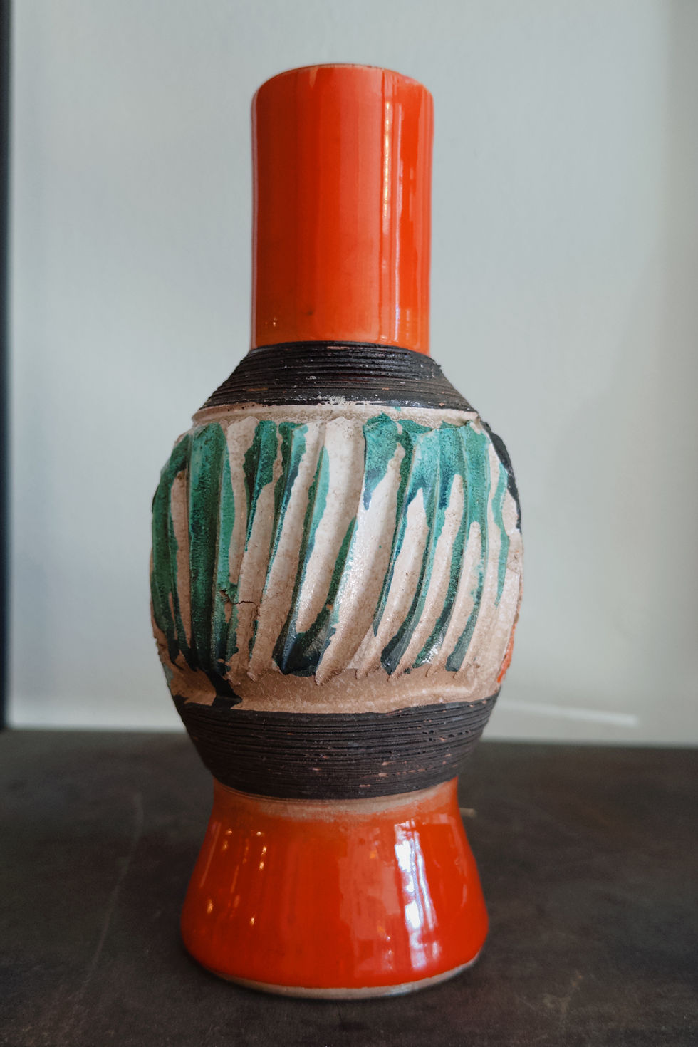 Thumbnail: MCM  Vintage Ceramic Italian 'Fratelli Fanciullacci' Vase - Portrait of a woman