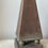 Thumbnail: Brass Hand Hammered Triangle Sculpture