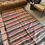 Thumbnail: Pink Stripe Brown Moroccan Rug / Blanket