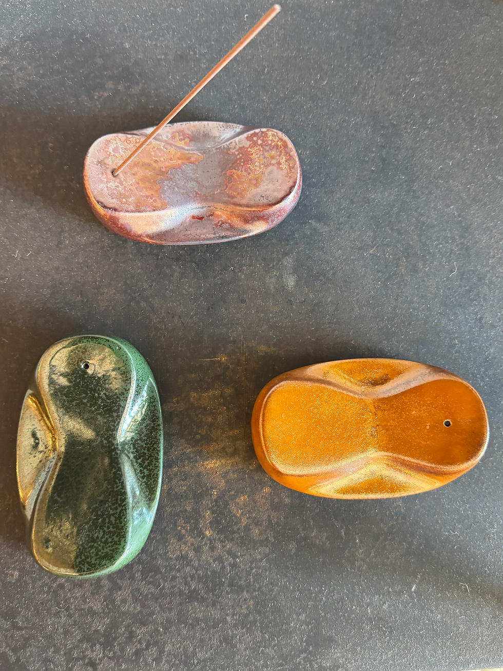 Thumbnail: Green Ceramic Incense Holder