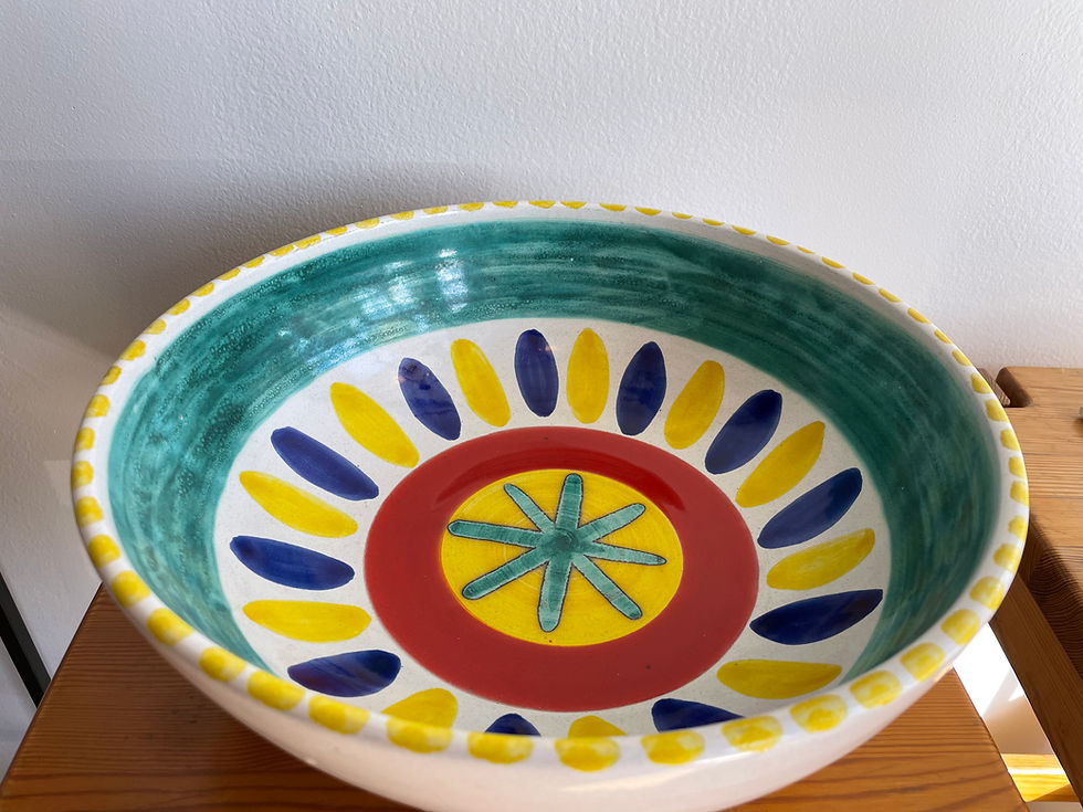Thumbnail: 'Desimone' Large Painted Bowl
