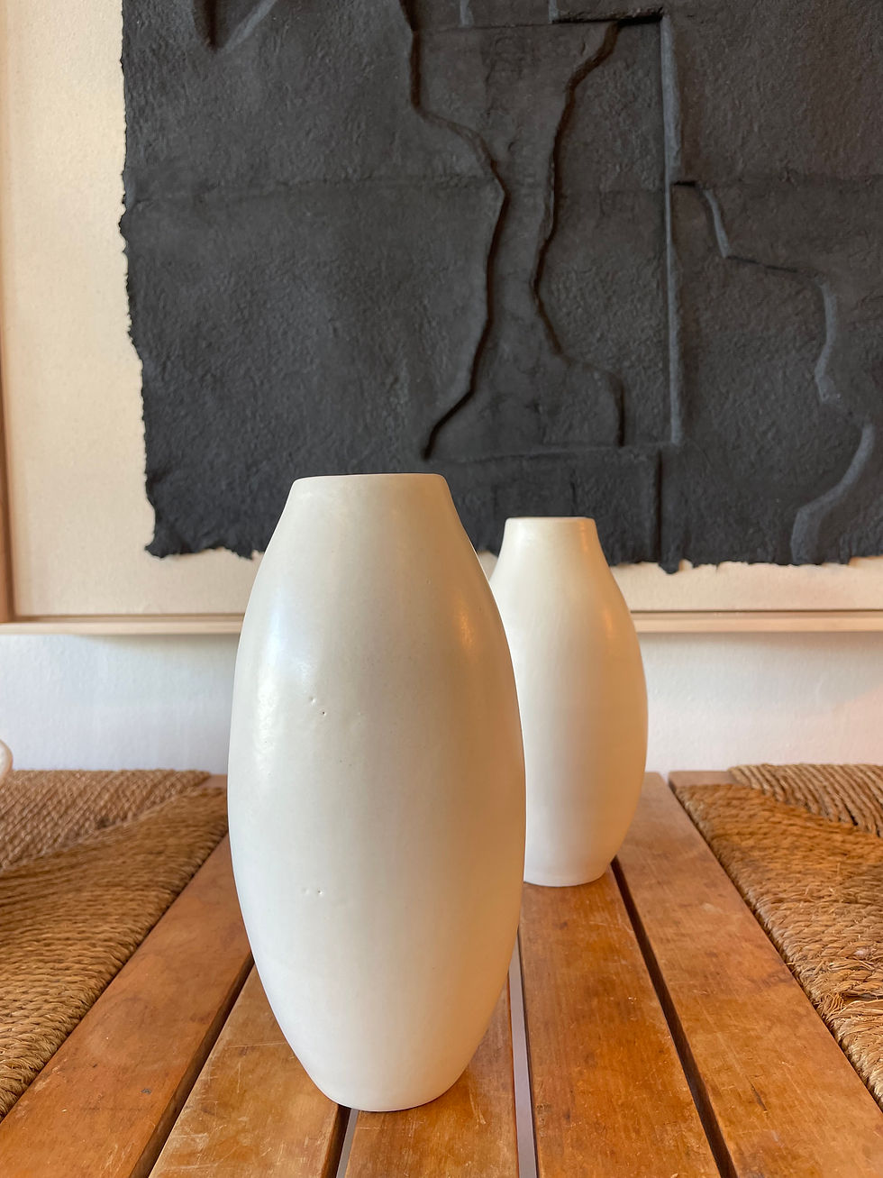 Thumbnail: Tall White Ceramic Vase