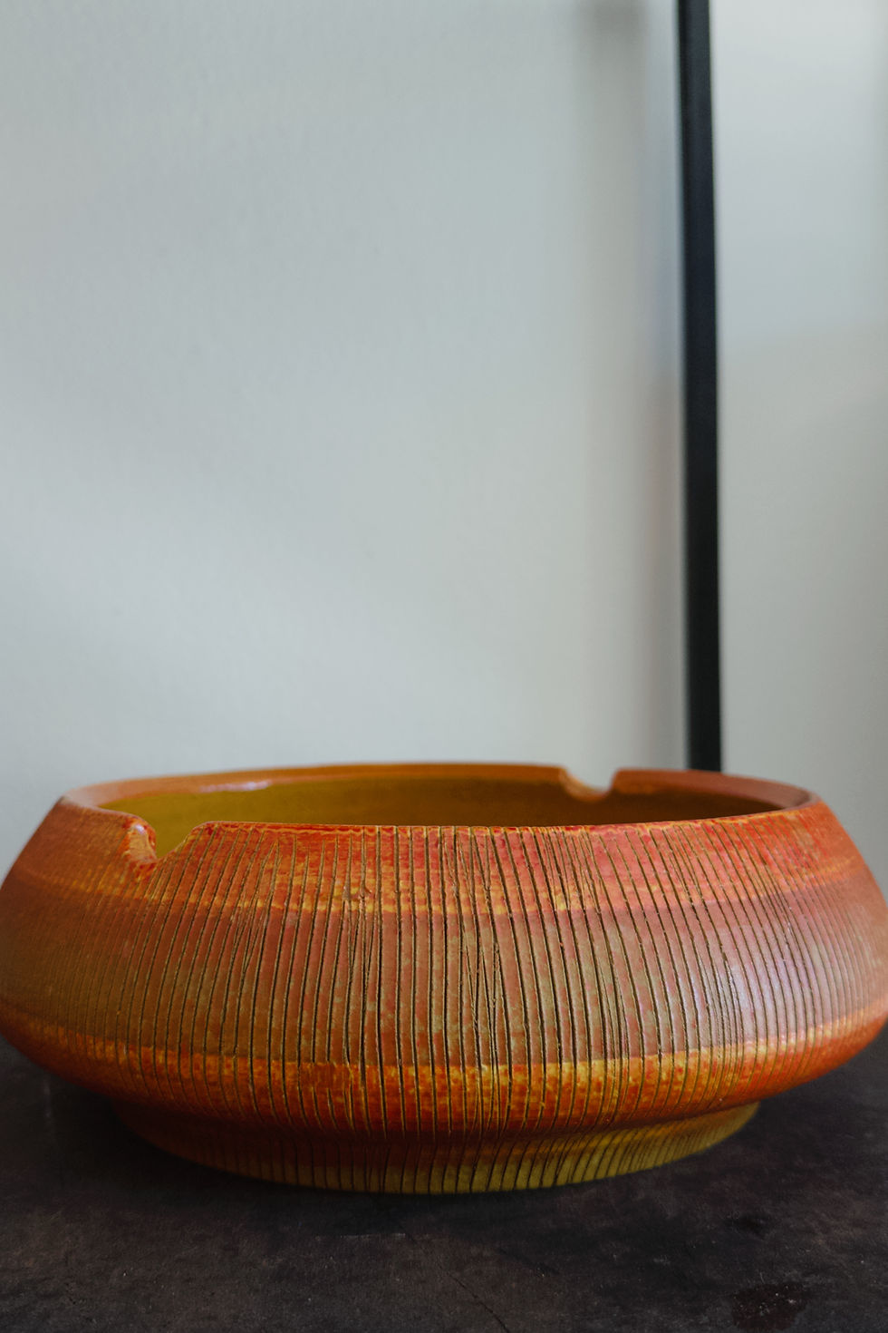 Thumbnail: Aldo Londi for Bitossi Orange Large Ashtray/ Catchall