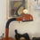 Thumbnail: 1960's Brown Gooseneck Table Lamp