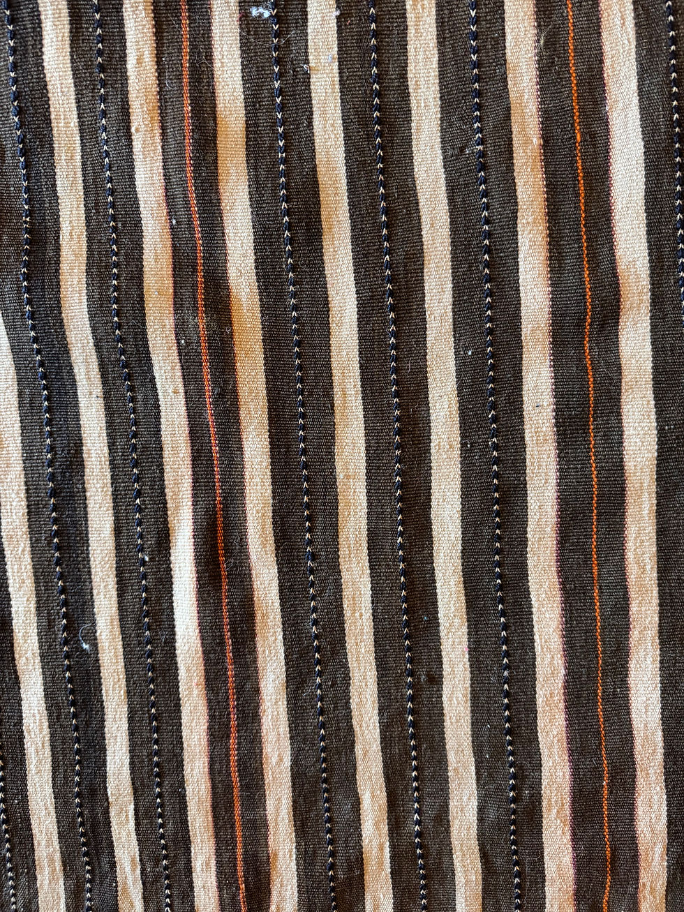 Thumbnail: 1940's Red/ Black & White Handera Blanket/ Rug