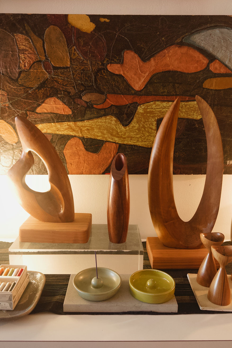 Thumbnail: MCM Wooden Biomorphic Sculpture