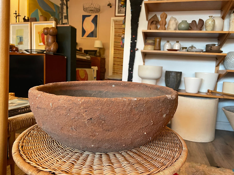 Earth Clay Low Planter