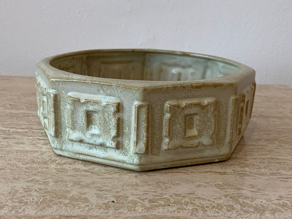 Ceramic " Chinese Tablet" Bowl