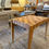 Thumbnail: Vintage Plywood Leather Woven Stool
