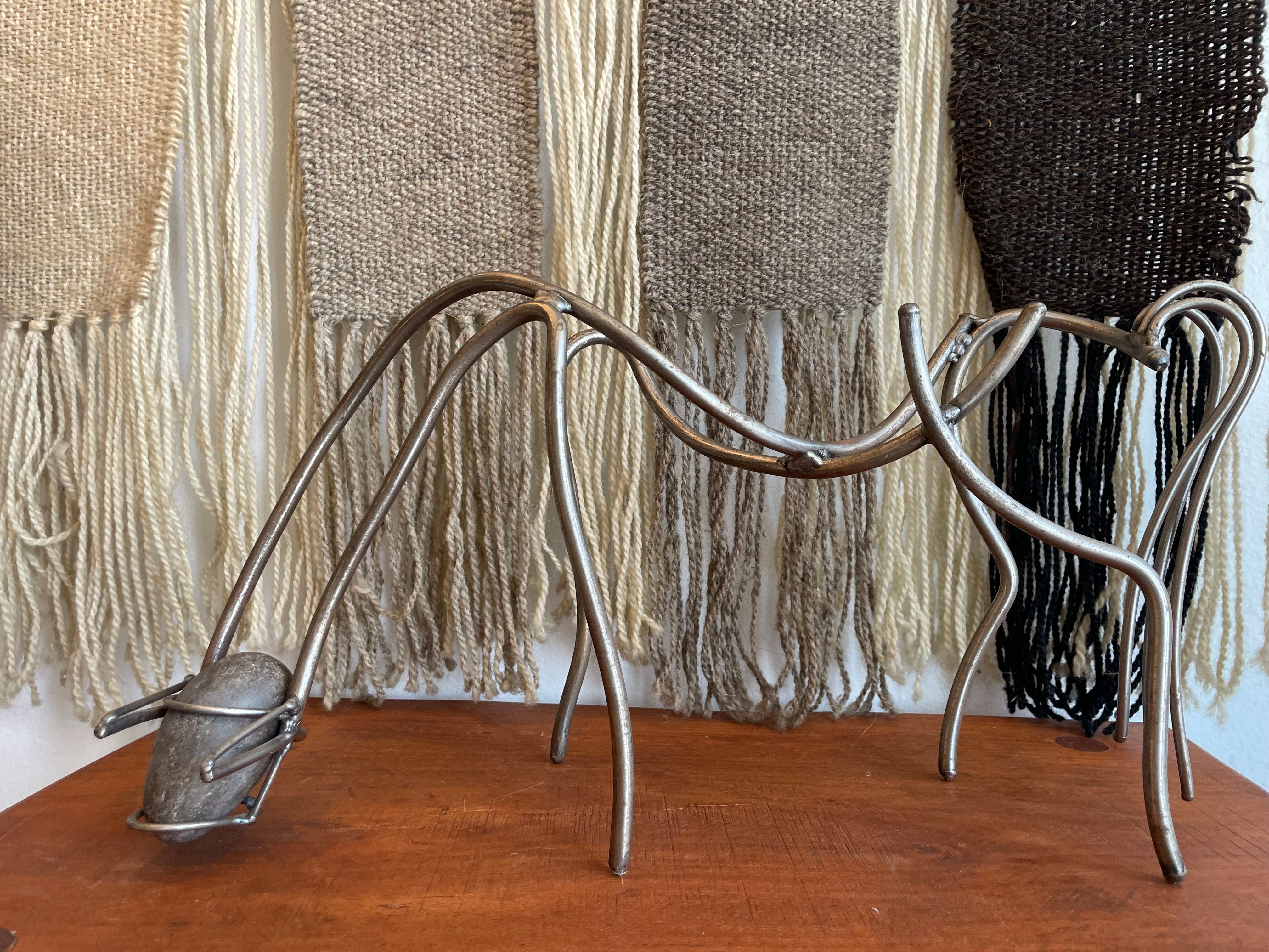 Abstract Iron Horse w/ Stone