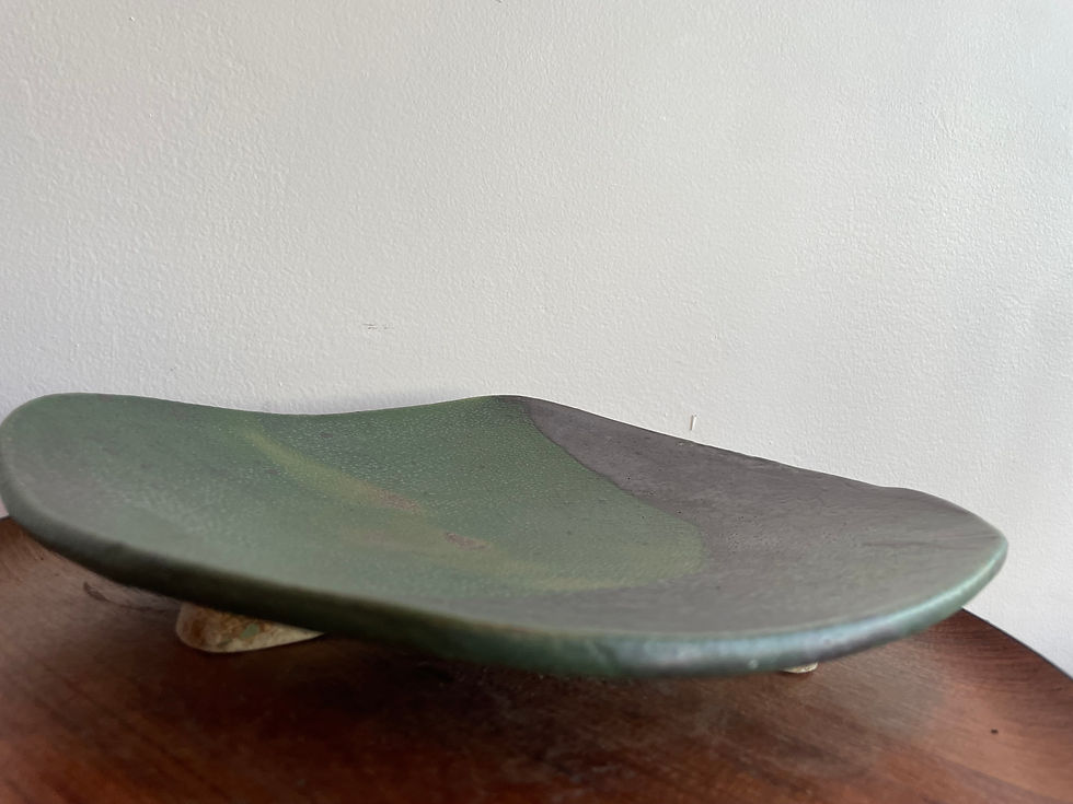 Thumbnail: Green Ceramic Platter