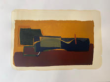 1/1 'under the sun', lithography print, mix media, 2021