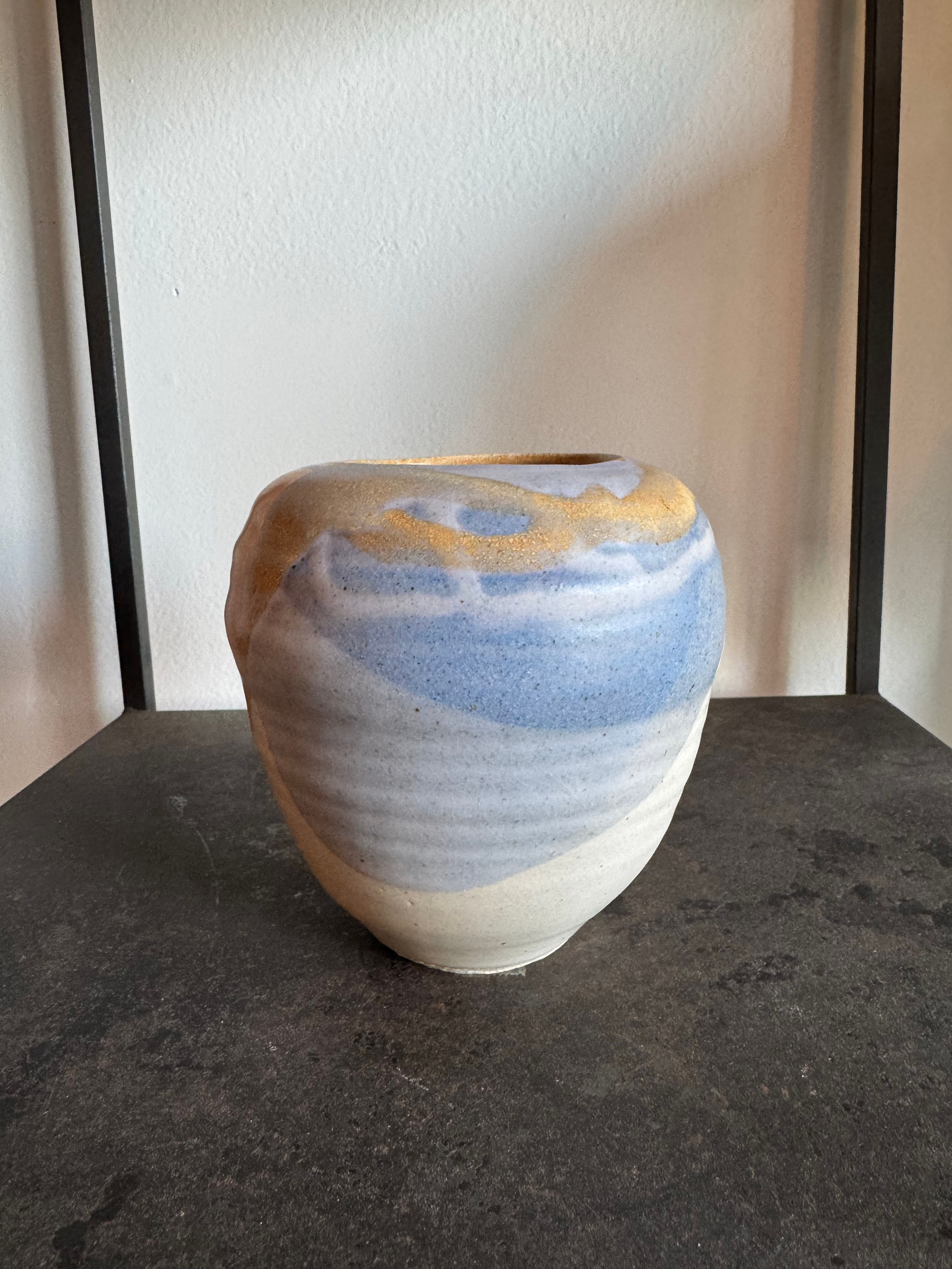 Blue/ Orange Shoshi Vase