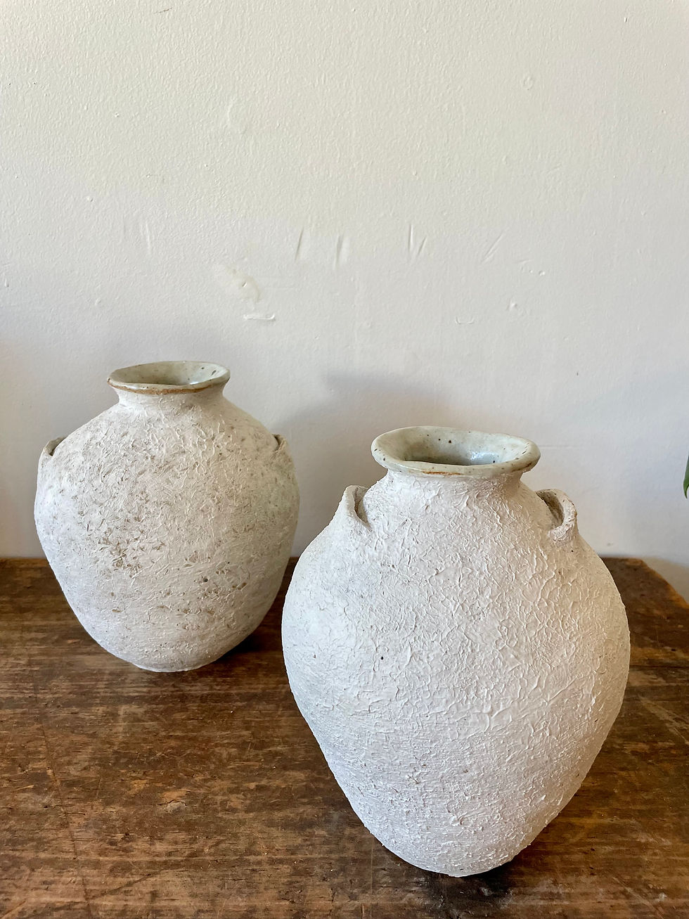 Thumbnail: White Textured Vessel w/ Handles