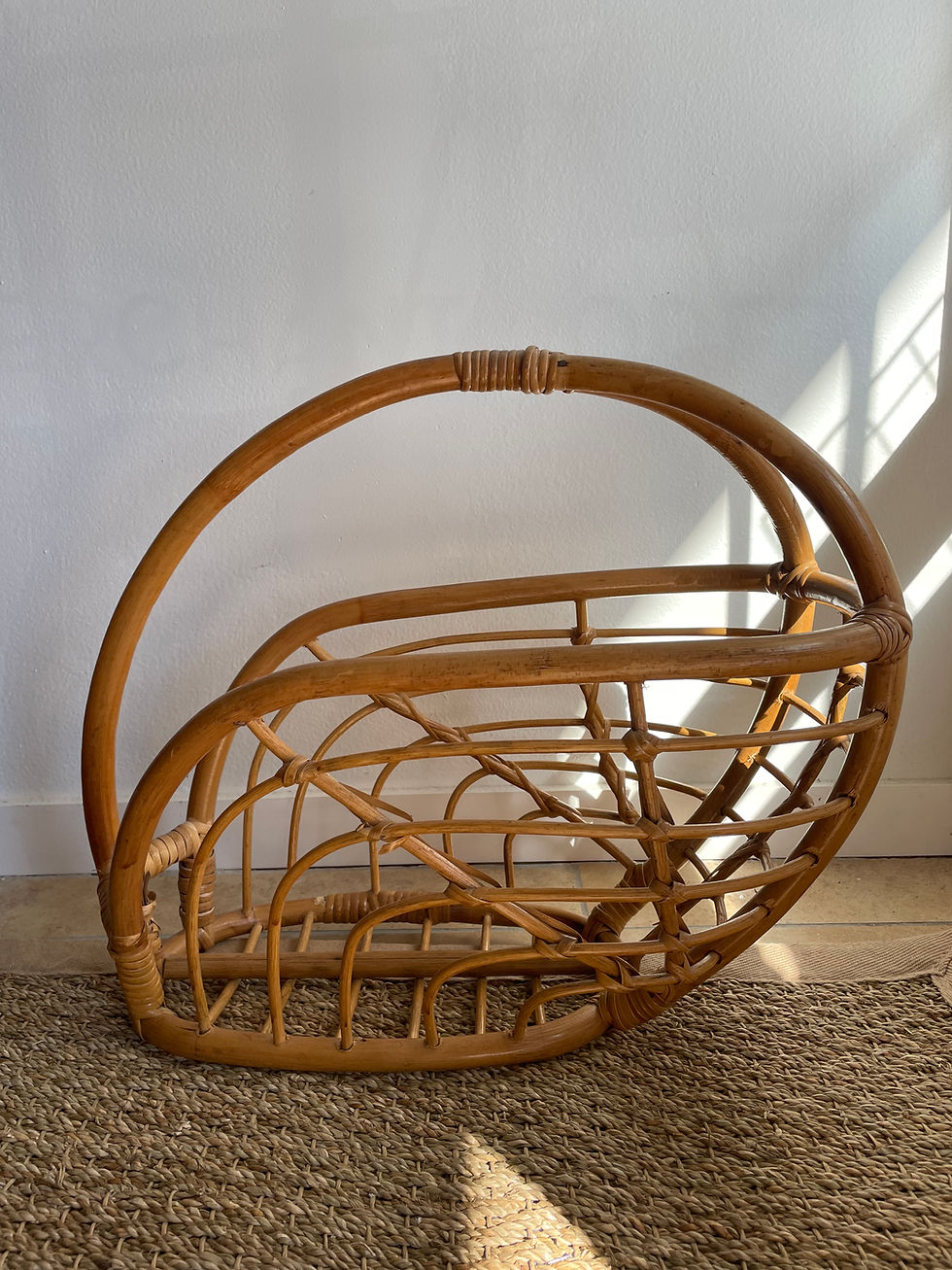 Thumbnail: French Rattan Magazine Rack