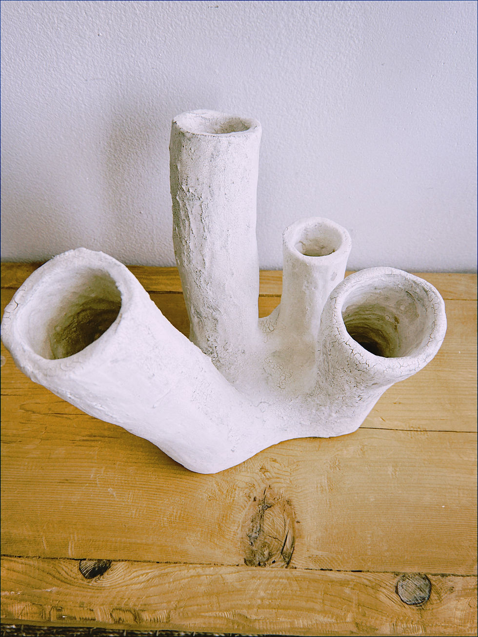 Thumbnail: Large Ceramic Coral Sculpture by Caro