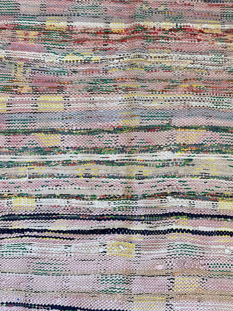 Thumbnail: Vintage Yellow Green Checkered Boujad
