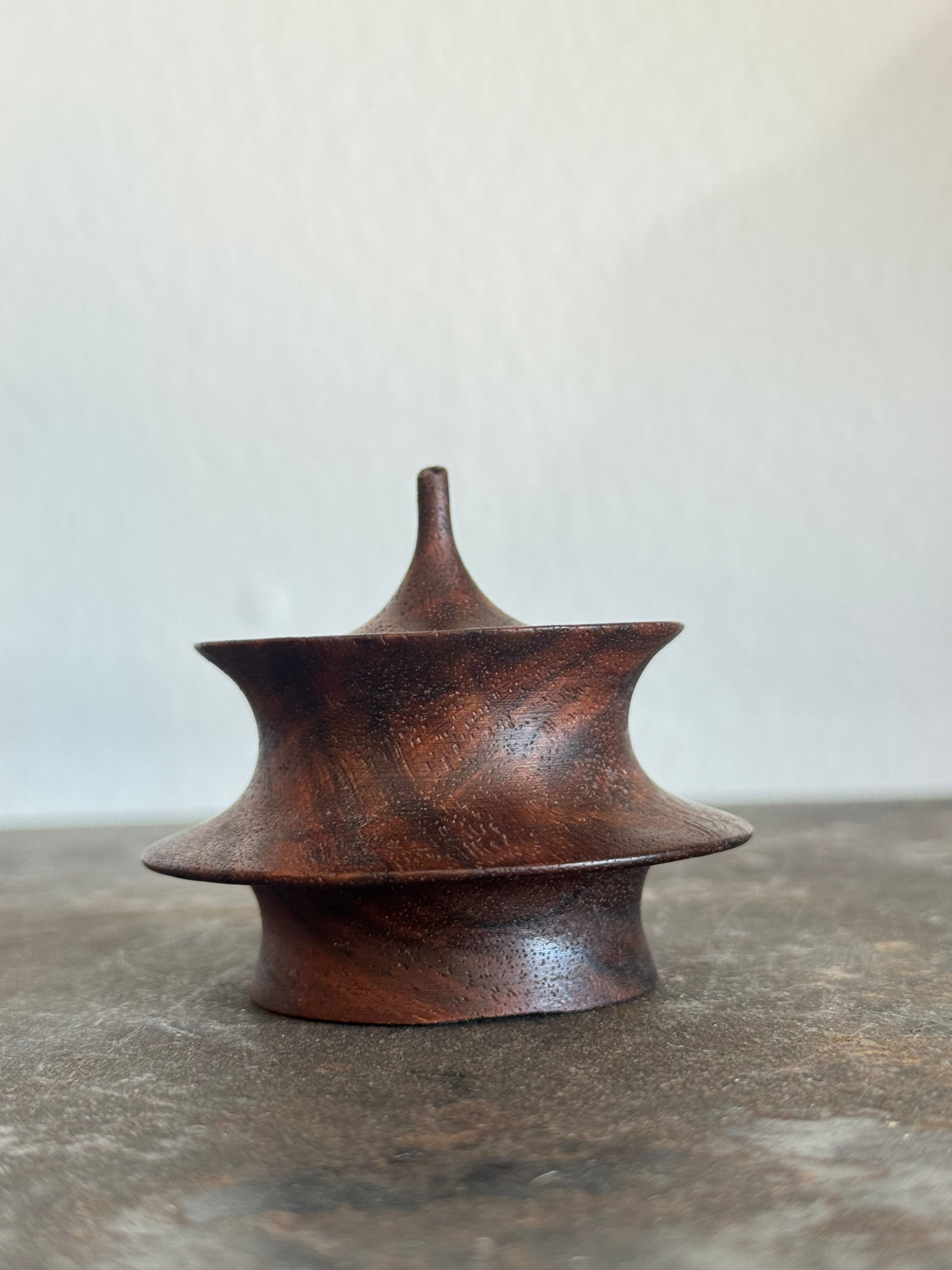 MCM Wooden Bud Vase no6