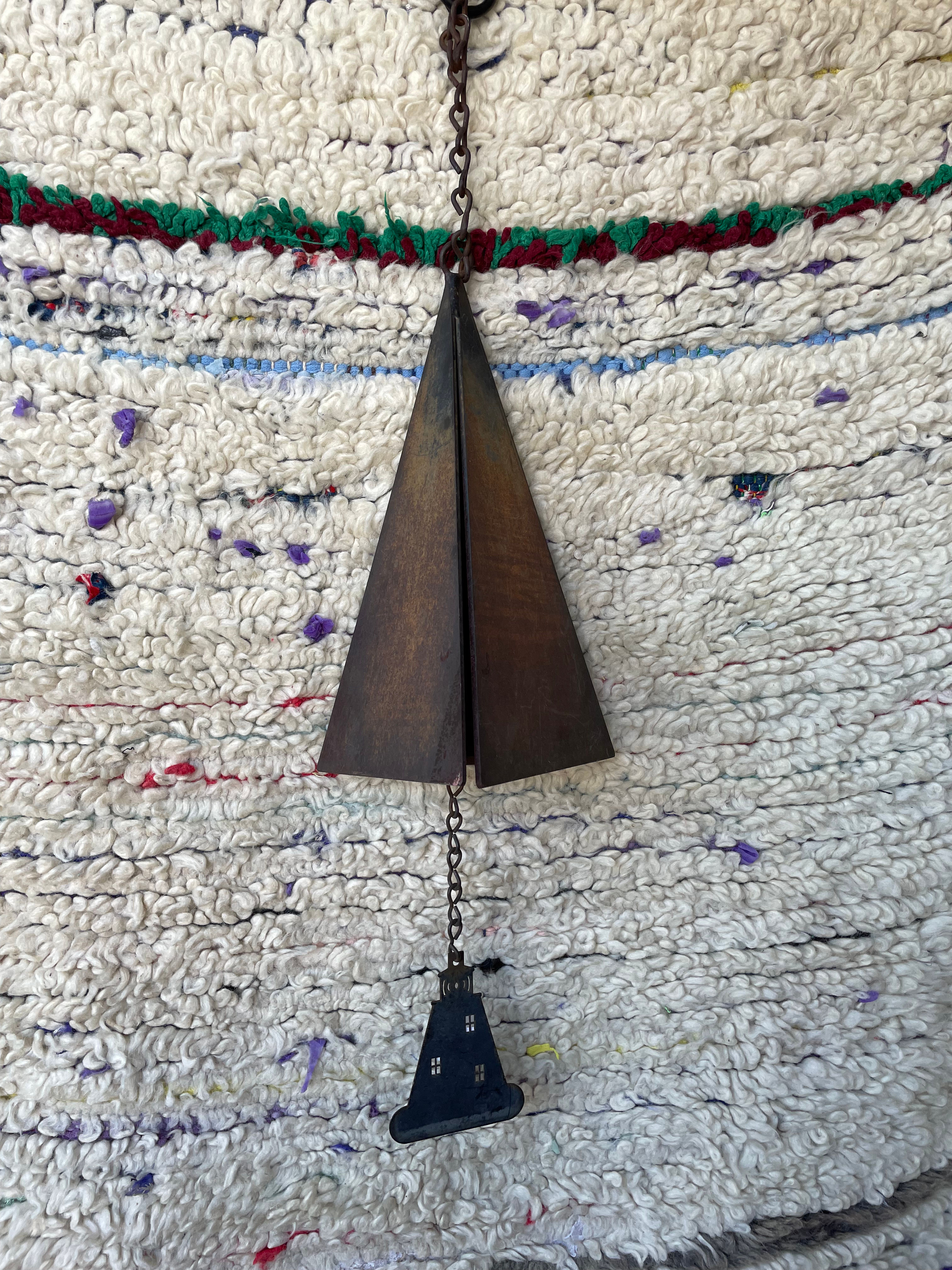 Triangle Metal Brutalist Bell