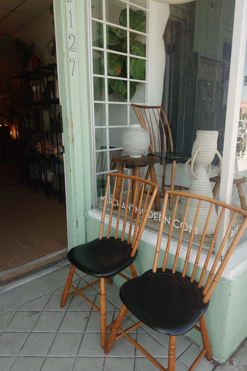Thumbnail: MCM Birdcage Windsor Chair