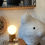Thumbnail: Ceramic White Blobby Sculpture