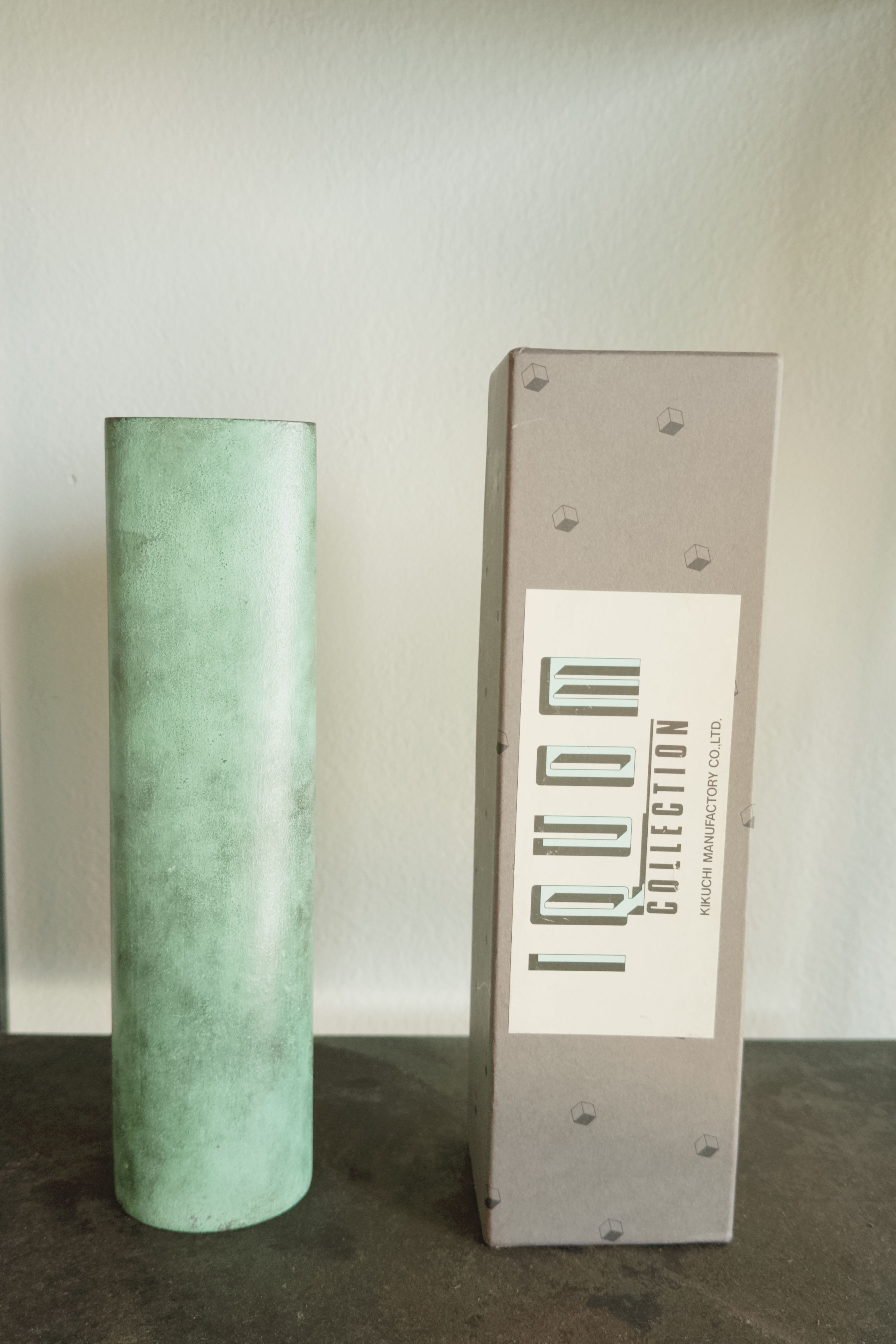 Vintage Japanese  Petina Iron Vase