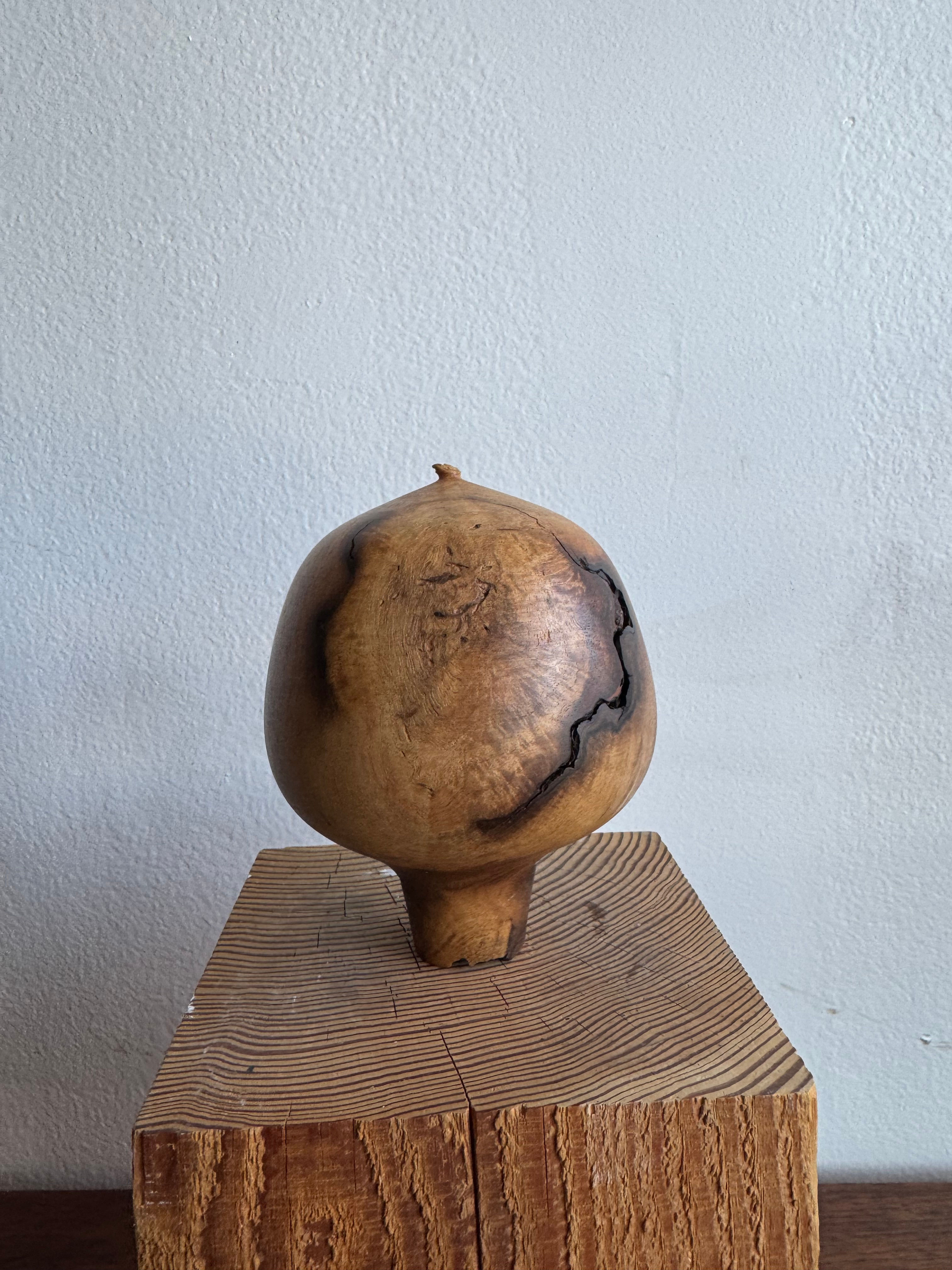 MCM Wooden Bud Vase no7