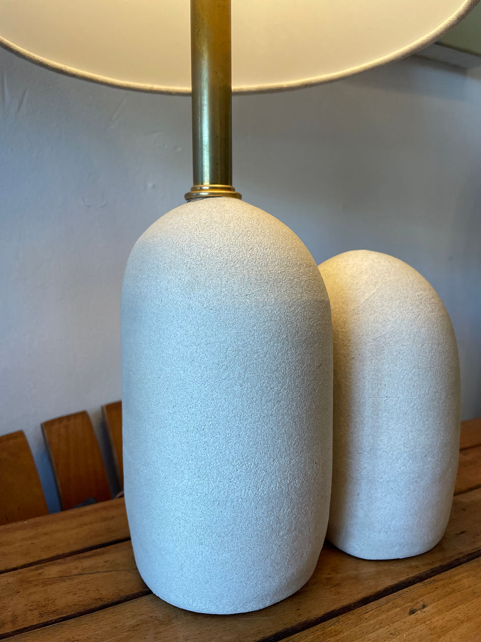 Thumbnail: Ceramic Sculptural Lamp by Salamat