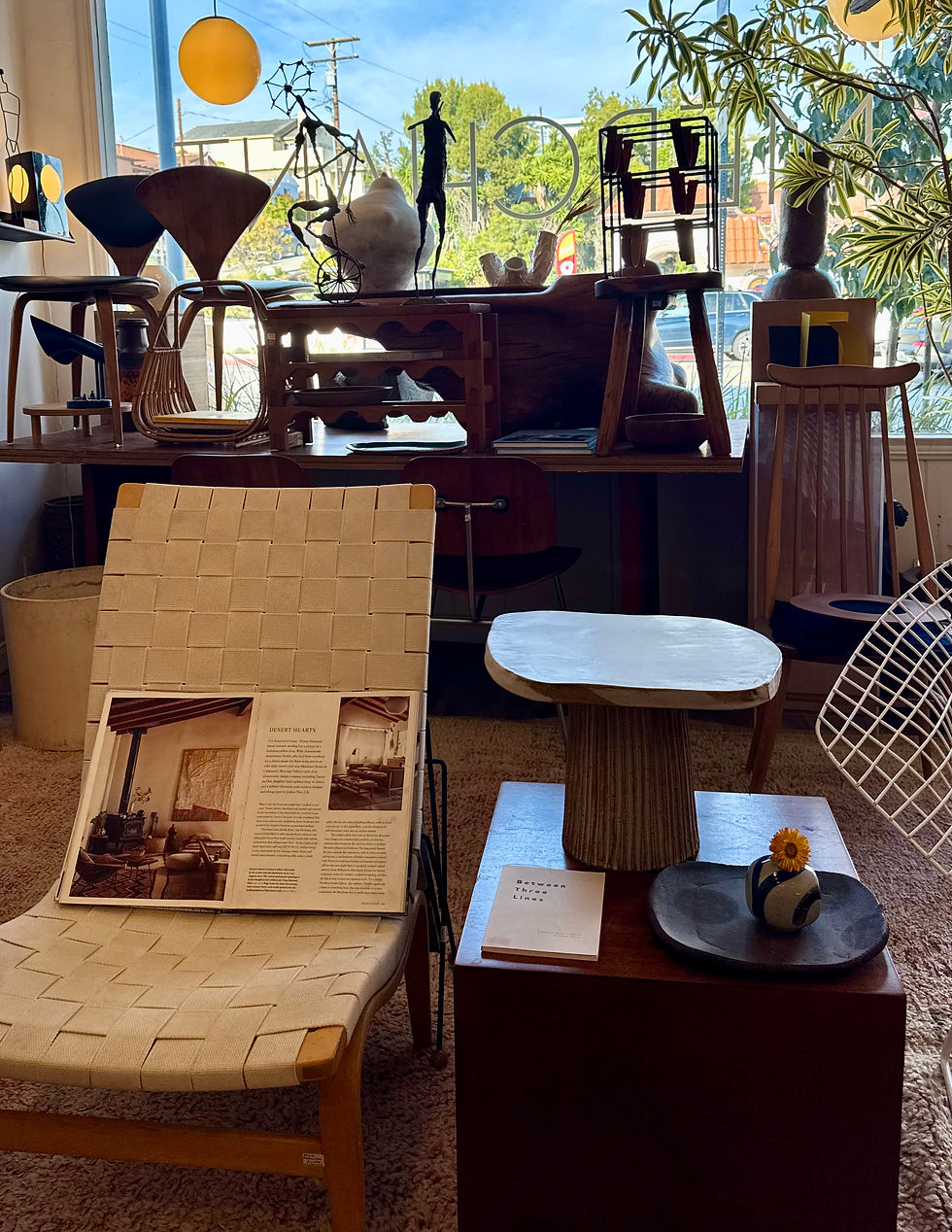 Thumbnail: Ceramic Pedestal/ Small Table by Sophie Maarek