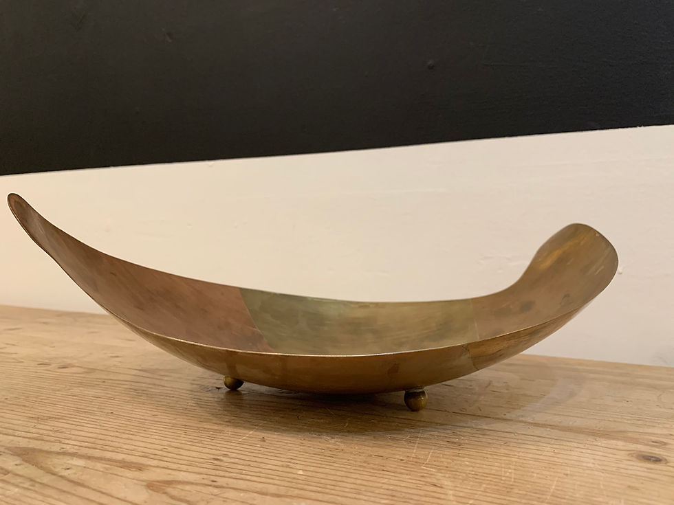 Thumbnail: Large Los Castillos Brass Dish