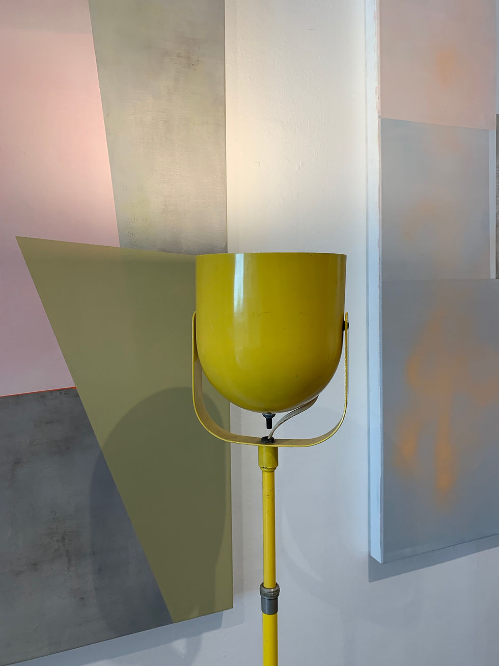 Thumbnail: 1960's Yellow Spotlight - Floor Lamp