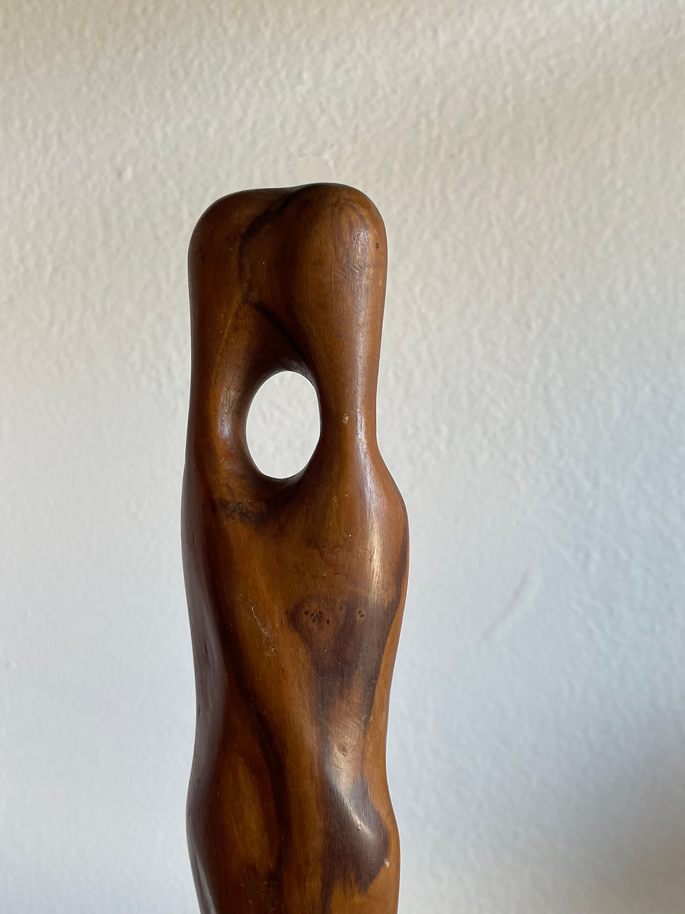 Thumbnail: Vintage Wooden Abstract Figure Sculpture