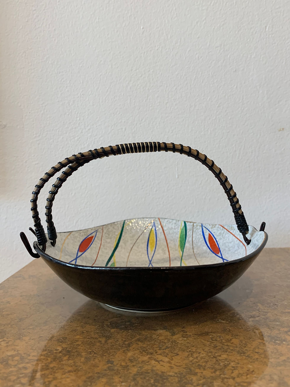 Thumbnail: Italian Enamel Dish w/ Handle