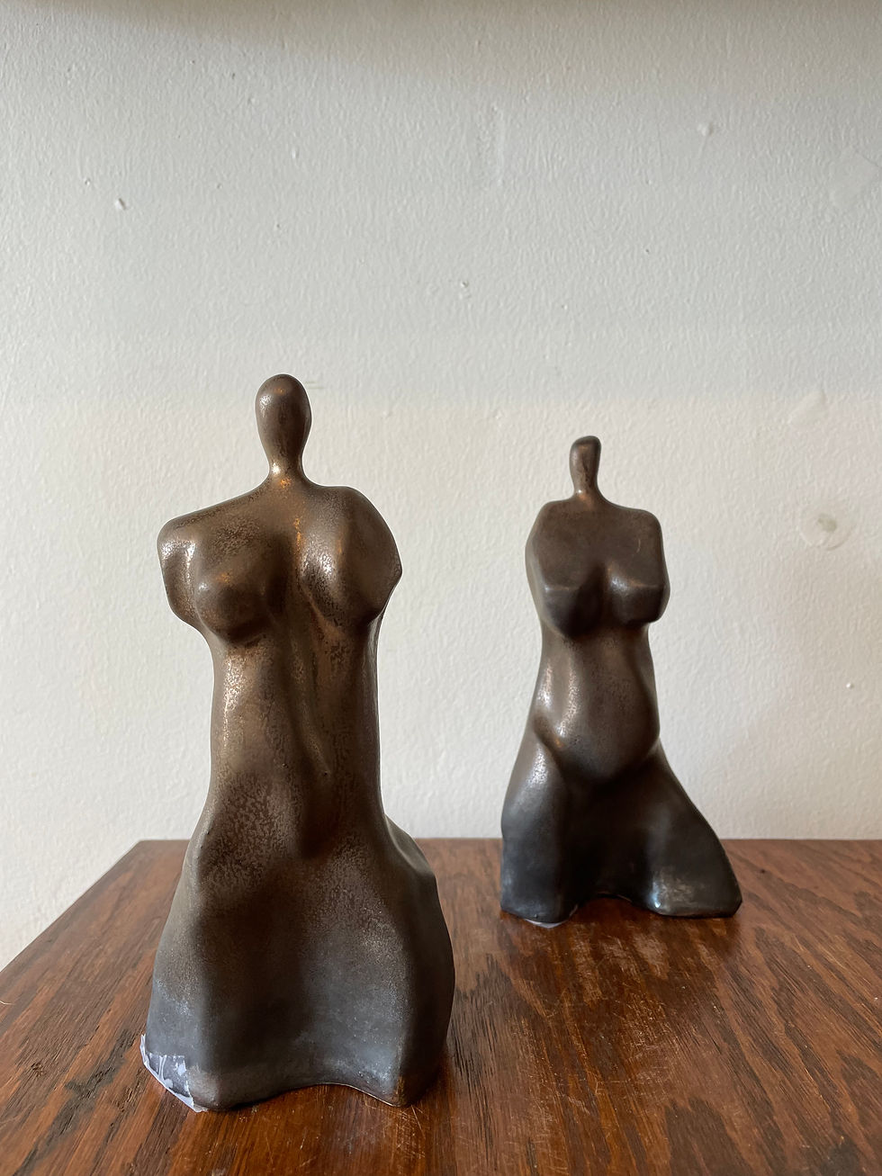 Thumbnail: Ceramic Vintage Female Figure 2