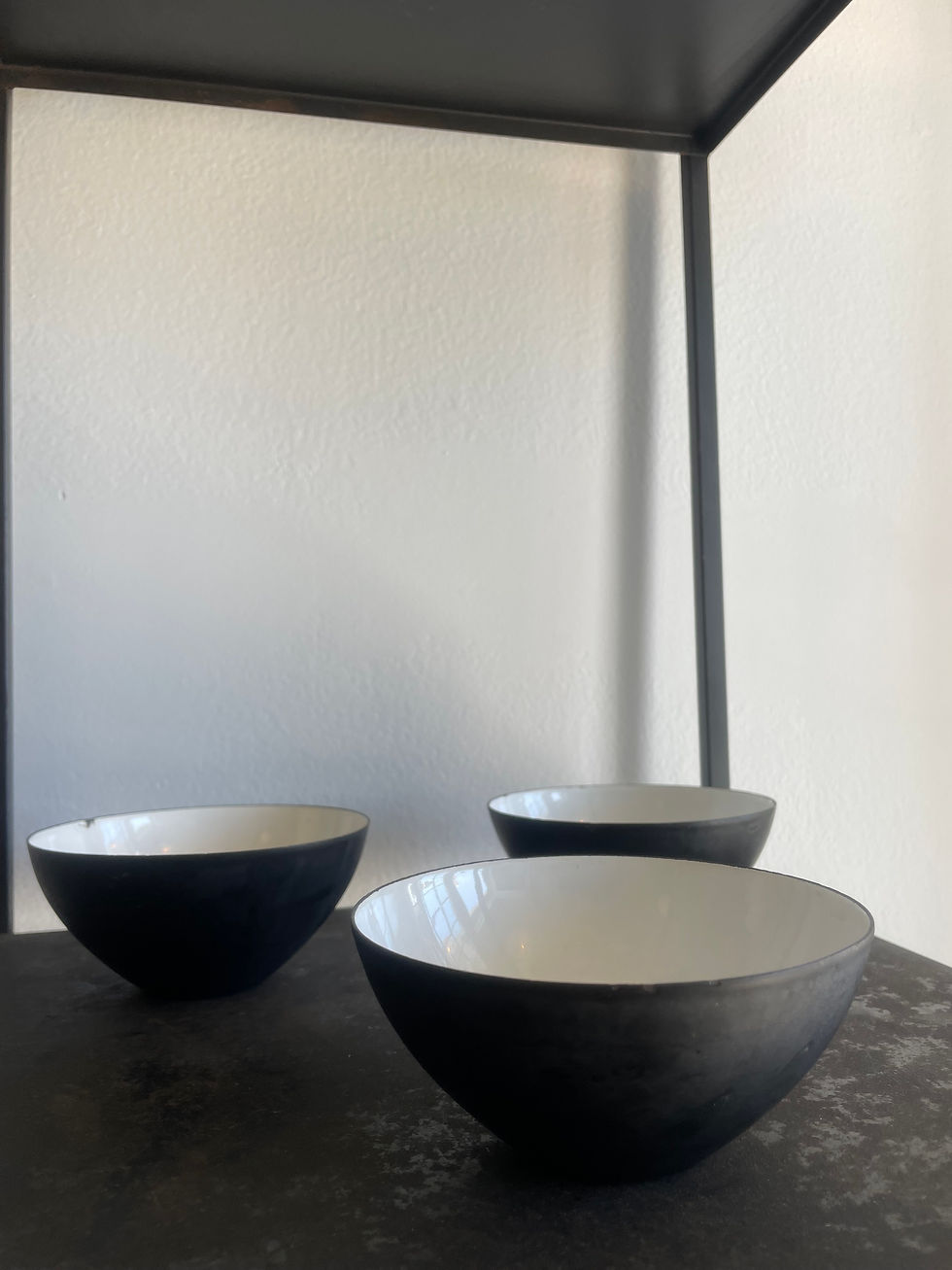 Thumbnail: White Krenit Bowl by Herbert Krenchel