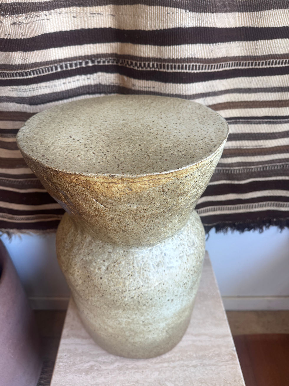 Thumbnail: Ceramic Pedestal/ Side Table by Rachel Traub