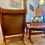 Thumbnail: Burnt Red Westfalia Chair with Ottoman