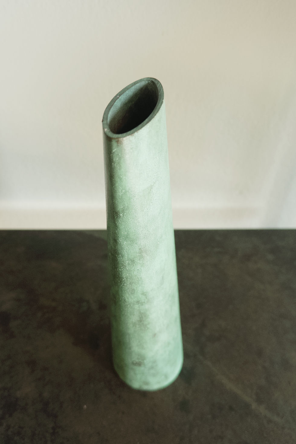 Thumbnail: Vintage Japanese  Petina Iron Vase
