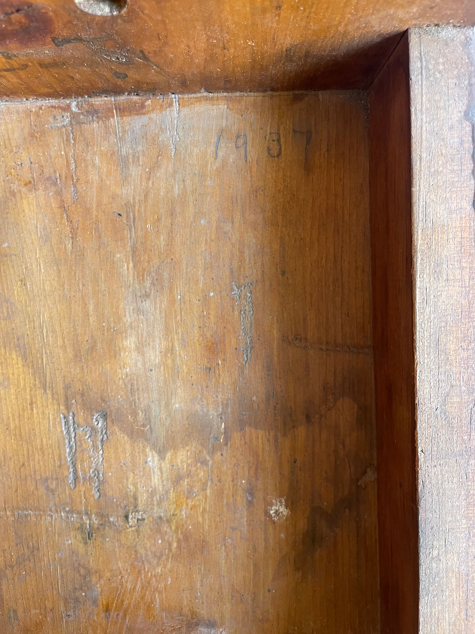 Thumbnail: Vintage Wooden Foot Stool / Table