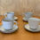 Thumbnail: Danish Ceramic Tea Cups & Saucer