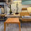 Thumbnail: Vintage Plywood Leather Woven Stool