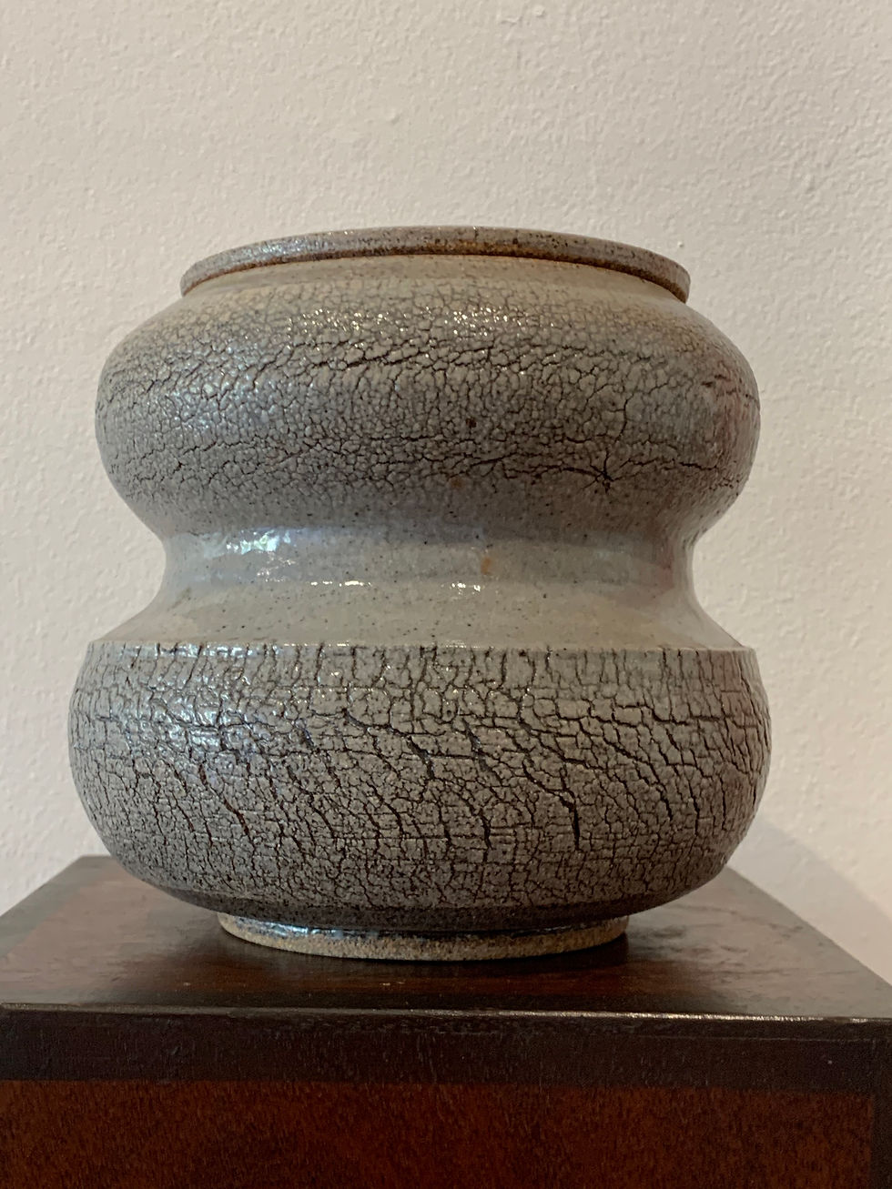 Thumbnail: Abstract Textured Pot w/ Lid