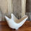 Thumbnail: White Ceramic Textured Shell Bowl