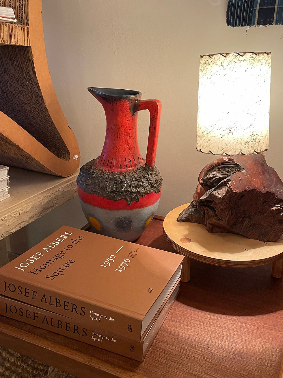 Thumbnail: MCM Wooden Square Side Table