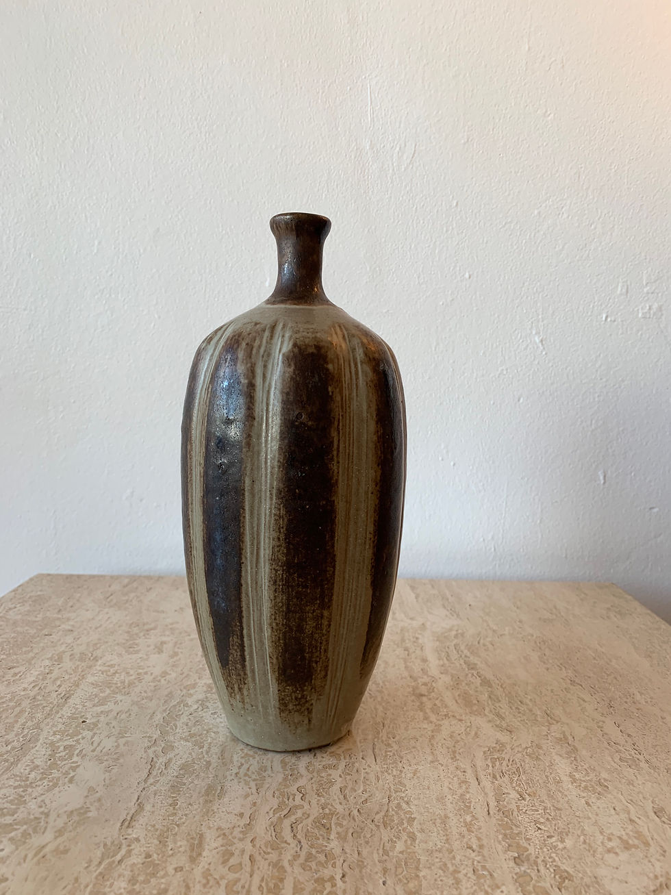 Thumbnail: Vintage Ceramic Stripe Vase