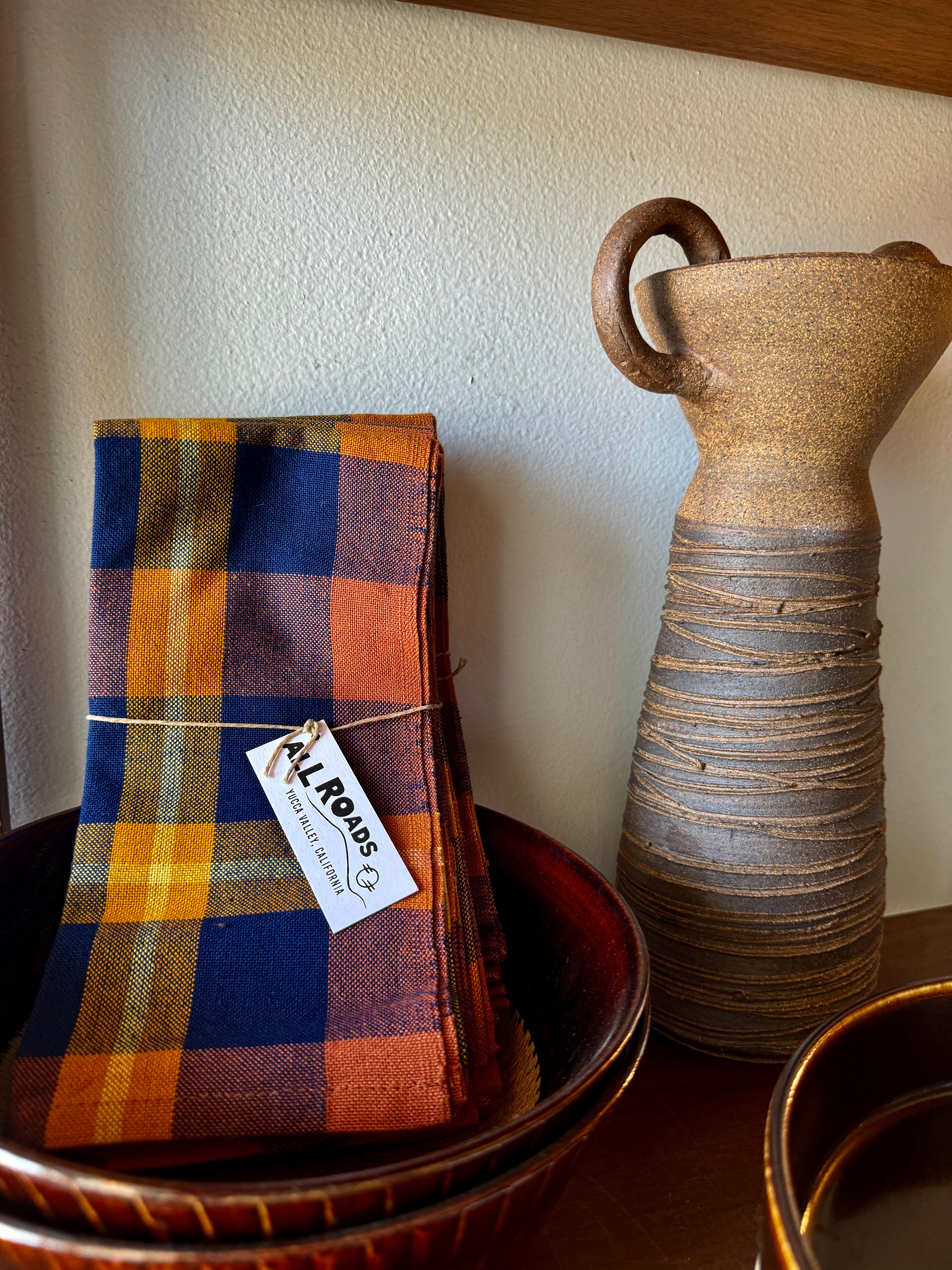 Plaid Napkin Pair - Bailey