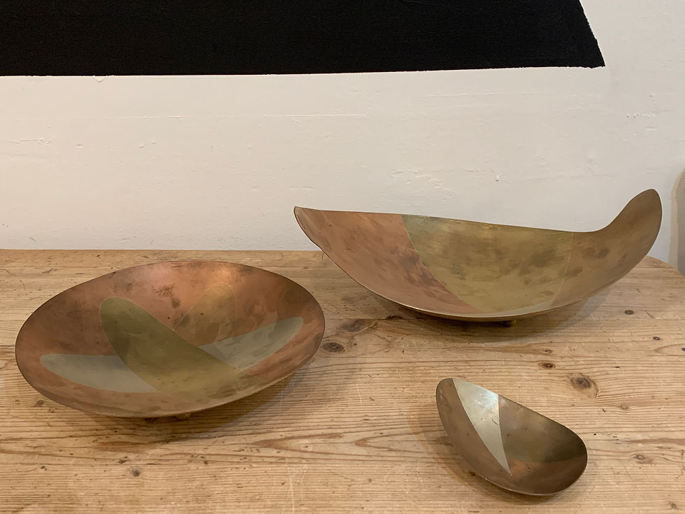 Thumbnail: Small Los Castillos Brass Dish