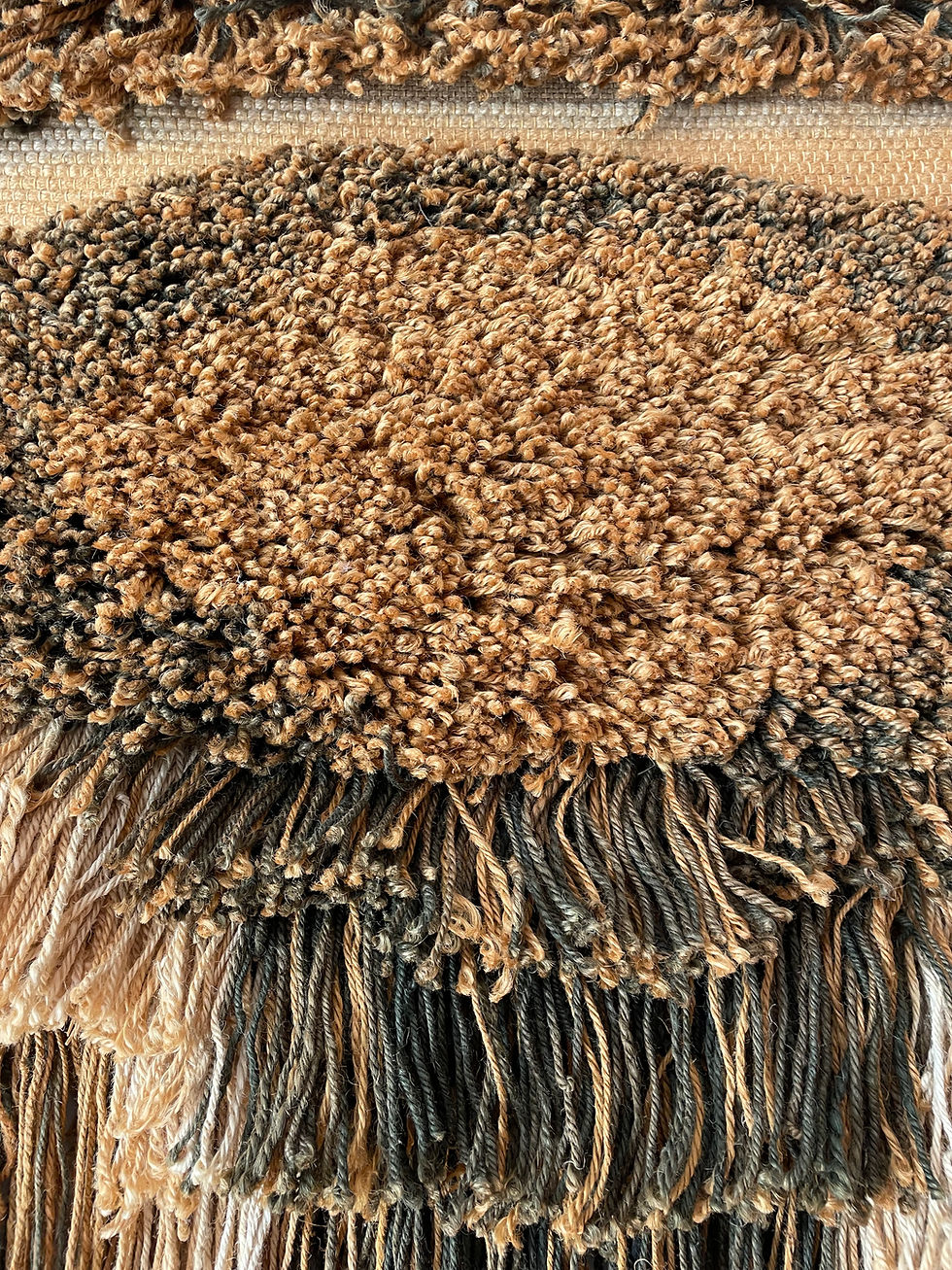 Thumbnail: 1970's Fiber Art - Wall Hanging