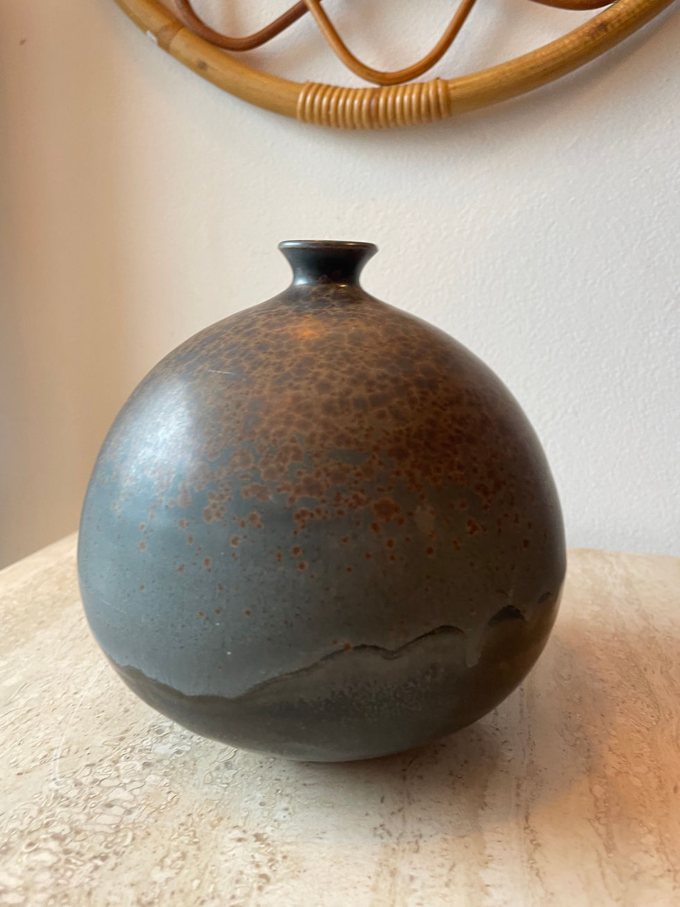 Thumbnail: Japanese Large Ceramic Weed Pot