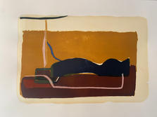 1/1 'under the sun', lithography print, mix media, 2021